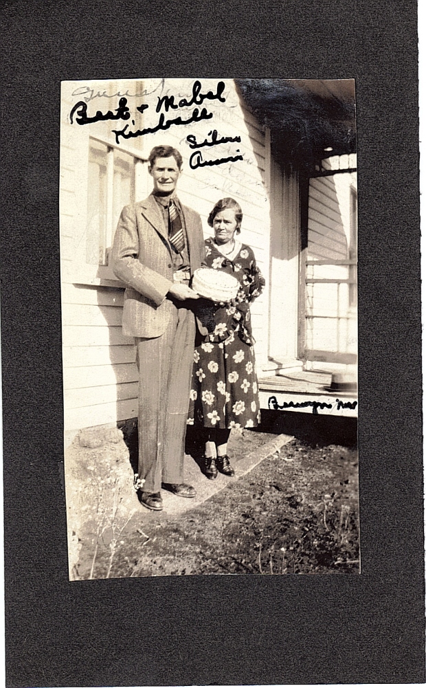 Bert and Mabel Kimball, silver wedding anniversary, 1932